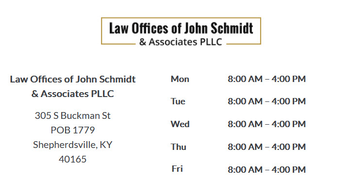 Law Offices of John Schmidt & Associates PLLC Address and Hours